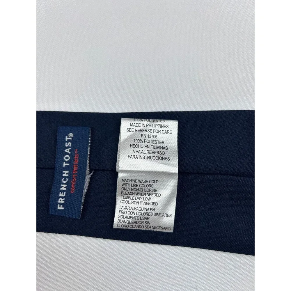 French Toast Boys Navy Blue Adjustable Pre-Tied School Uniform Neck Tie